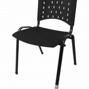 Cadeira Fixa Empilhável Assento e Encosto Plástico