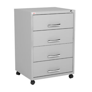 Gaveteiro Volante de Aço 04 Gavetas