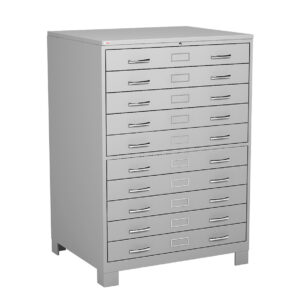 Mapoteca 10 Gavetas Rolamento