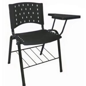 Cadeira Fixa Universitária Empilhável Assento e Encosto Plástico